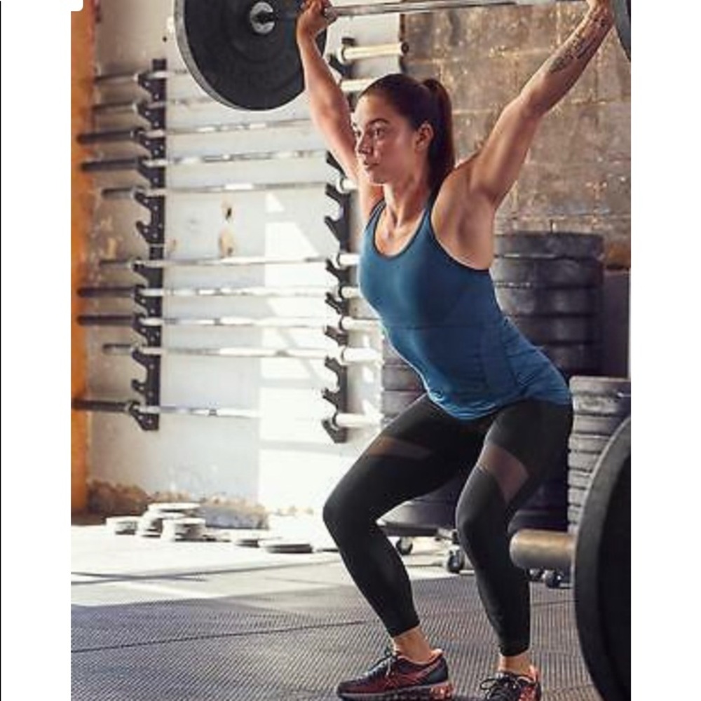 Athleta Sculptek Stealth Mesh 7/8 Tight NWOT